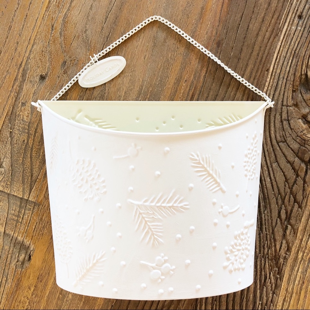 Farmhouse White Wall Bucket Planter Home Decor - Picture 3 of 10